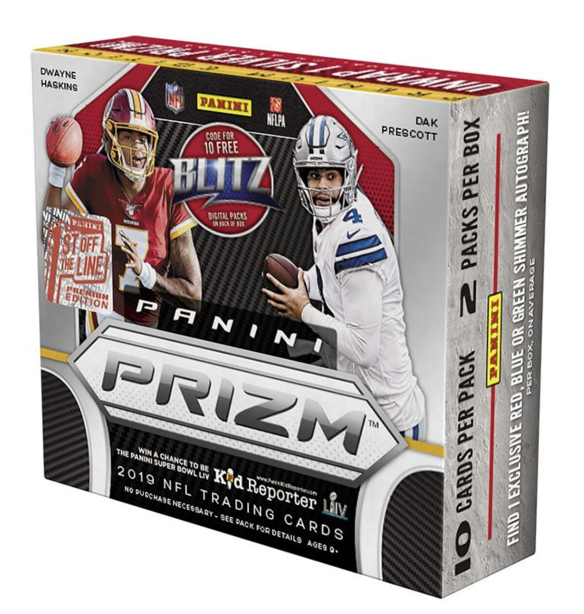 Picture of 2019 Panini Prizm 1st Off The Line (FOTL) Football Hobby Box