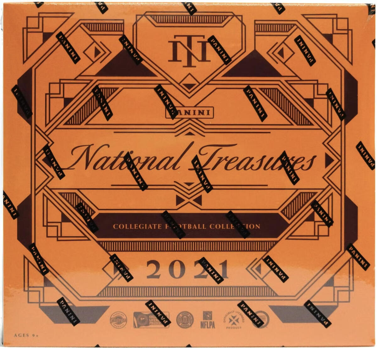 Picture of key players in 2021 Panini National Treasures Collegiate Football Hobby 4-Box Case