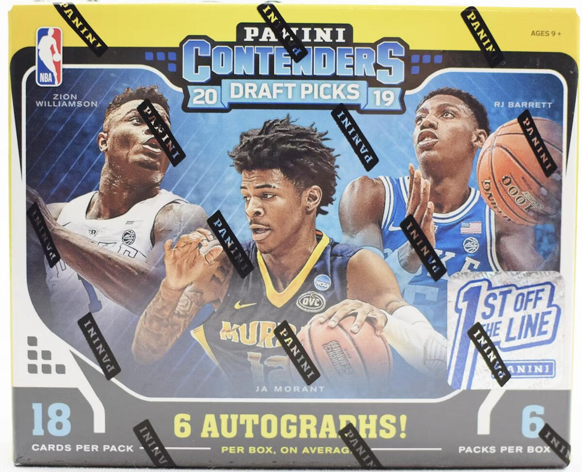 Picture of 2019/20 Panini Contenders Draft Picks 1st Off The Line (FOTL) Basketball Hobby Box