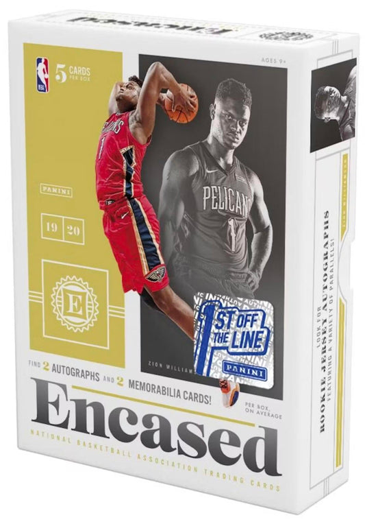 Picture of 2019/20 Panini Encased 1st Off The Line (FOTL) Basketball Hobby Box